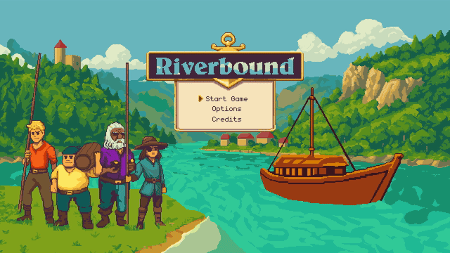 Riverbound Title Screen